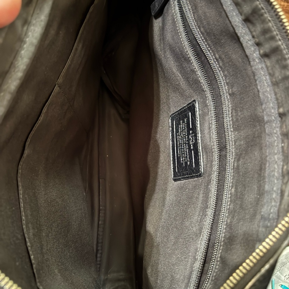 EUC Coach Metropolitan Brief In Signature Sport Calf Leather - Picture 7 of 8